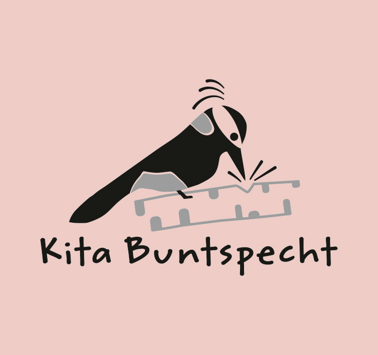 Logo für die Kita Buntspecht